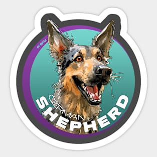 German Shepherd Sticker